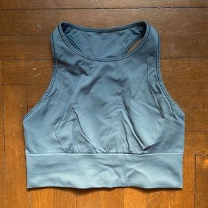 lululemon 🍋 ebb to train bra - iron blue